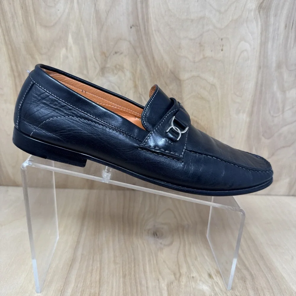 Santoni bit loafer
